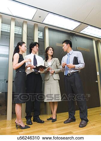 Stock Image - Business, Occupation, Profession, Urban, Lifestyles, Day, Office. Fotosearch