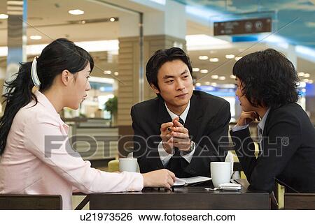Stock Photograph - Business, Occupation, Profession, Urban, Lifestyles, Day, Office. Fotosearch
