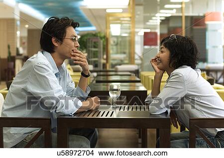 Picture - Happiness, Young Men, Young Adult, Young Couple, Young Women, Togetherness, Asian Ethnicity. Fotosearch
