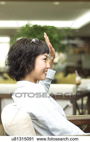 Stock Image - Happiness, Young Men, Young Adult, Young Couple, Young Women, Togetherness, Asian Ethnicity. Fotosearch