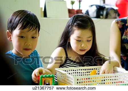 Indoors, Day, Play School, School, Education, Learning, Childhood View Large Photo Image Stock Photo - Indoors, Day, Play School, School, Education, Learning, Childhood. Fotosearch