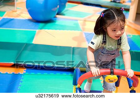 Stock Photo - Indoors, Day, Play School, School, Education, Learning, Childhood. Fotosearch