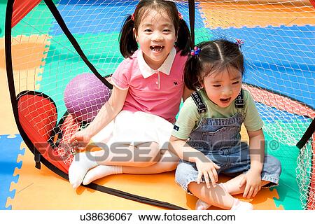 Stock Photo - Indoors, Day, Play School, School, Education, Learning, Childhood. Fotosearch