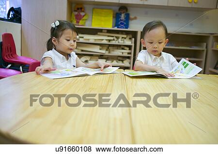Stock Photo - Indoors, Day, Play School, School, Education, Learning, Childhood. Fotosearch