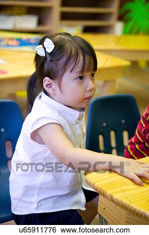 Stock Photograph - Indoors, Day, Play School, School, Education, Learning, Childhood. Fotosearch
