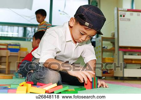 Indoors, Day, Pre-School, Children, Kids, Learning, Childhood View Large Photo Image Stock Photo - Indoors, Day, Pre-School, Children, Kids, Learning, Childhood. Fotosearch
