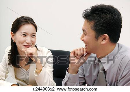 Stock Image - Occupation, Profession, Indoors, Urban, Lifestyles, Day, Formal Clothing. Fotosearch