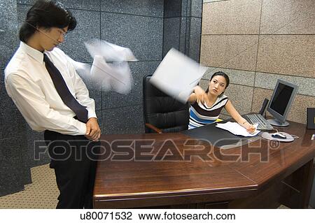 Stock Image - Occupation, Profession, Indoors, Urban, Lifestyles, Day, Formal Clothing. Fotosearch