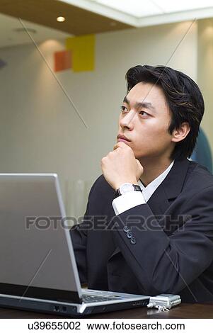 Stock Image - Occupation, Profession, Urban, Lifestyles, Day, Office, Formal Clothing. Fotosearch