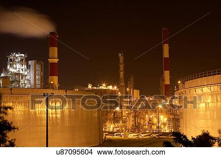Picture - Outdoors, Day, Dusk, Engineering, Industrial, Crane, Sky. Fotosearch