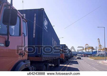 Stock Photo - Outdoors, Day, Dusk, Engineering, Industrial, Crane, Sky. Fotosearch