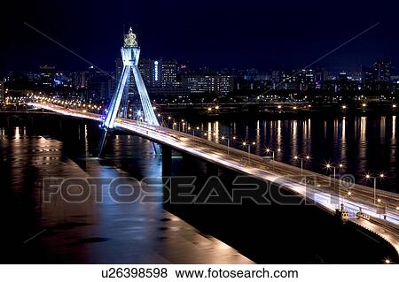 Stock Photo - Outdoors, Urban Scene, Building Structure, Building Exterior, Skyscraper, Light, Illuminated. Fotosearch