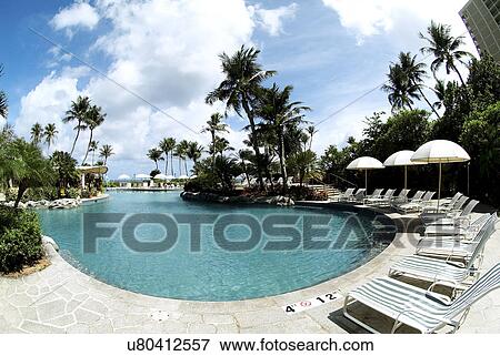 Stock Photo - Travel Destinations, Beach, Cloud, Sky, Tourist Resort, Tourism, Swimming Pool. Fotosearch