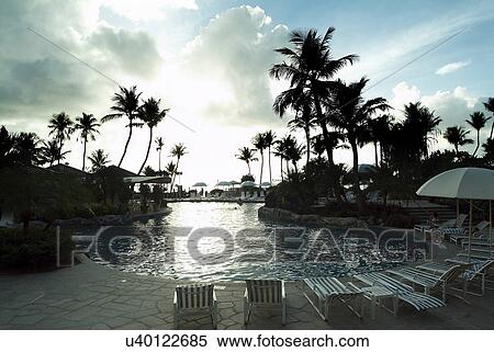 Stock Photography - Travel Destinations, Beach, Cloud, Sky, Tourist Resort, Tourism, Swimming Pool. Fotosearch
