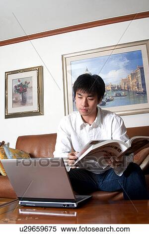 Wireless Technology, Mobile Phone, Laptop, Connected, New Age, Happiness, Youth View Large Photo Image Stock Photography - Wireless Technology, Mobile Phone, Laptop, Connected, New Age, Happiness, Youth. Fotosearch
