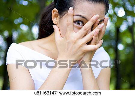 Woman, Female, Portrait, Smiling, Outdoors, Day, Lifestyles View Large Photo Image Stock Photo - Woman, Female, Portrait, Smiling, Outdoors, Day, Lifestyles. Fotosearch