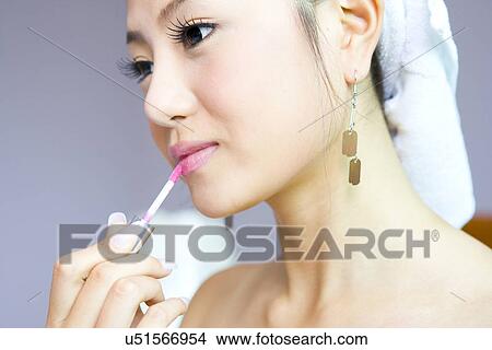 Young Adult, Make-Up, Cosmetics, Beauty Treatment, Therapy, Body Conscious, Body Care View Large Photo Image Picture - Young Adult, Make-Up, Cosmetics, Beauty Treatment, Therapy, Body Conscious, Body Care. Fotosearch