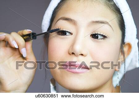 Young Adult, Make-Up, Cosmetics, Beauty Treatment, Therapy, Body Conscious, Body Care View Large Photo Image Stock Image - Young Adult, Make-Up, Cosmetics, Beauty Treatment, Therapy, Body Conscious, Body Care. Fotosearch