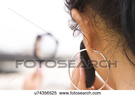 Stock Photography - Young Adult, Make-Up, Cosmetics, Beauty Treatment, Therapy, Body Conscious, Body Care. Fotosearch