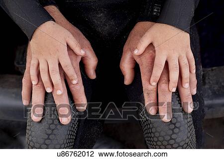 Boy's hands on top of father's hands View Large Photo Image Stock Image - Boy's hands on top of father's hands. Fotosearch