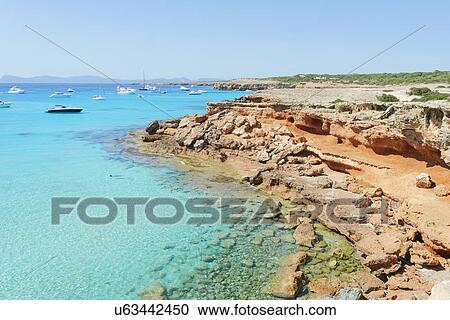Formentera turquoise waters, Balearic Islands, Spain View Large Photo Image Stock Image - Formentera turquoise waters, Balearic Islands, Spain. Fotosearch