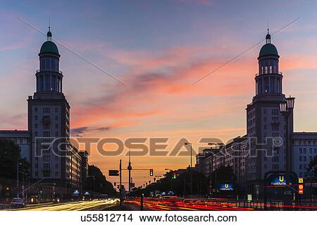 Picture - Karl-Marx-Allee, Berlin, Germany. Fotosearch