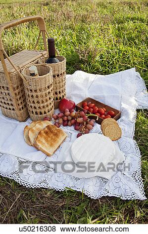 Light and healthy picnic food View Large Photo Image Stock Photo - Light and healthy picnic food. Fotosearch