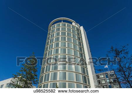 Stock Image - Office building, Hamburg, Germany. Fotosearch