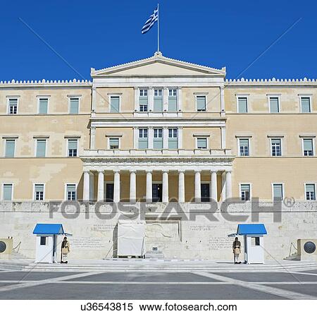 Stock Photography - Parliament building, Athens, Greece, Europe. Fotosearch