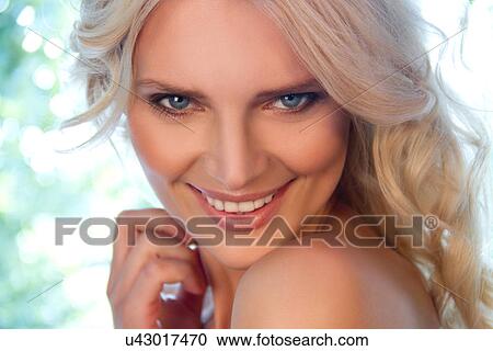 Portrait of young blonde woman View Large Photo Image Stock Image - Portrait of young blonde woman. Fotosearch