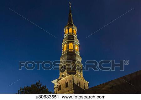 Stock Image - Sankt Katharinen Kirche (St. Catherine's Church), Hamburg, Germany. Fotosearch
