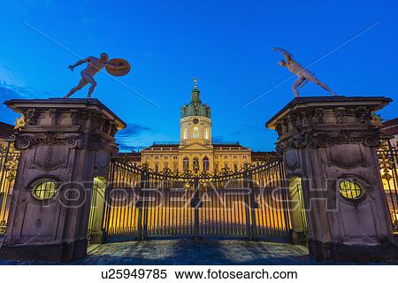 Stock Photography - Schloss Charlottenburg (Charlottenburg Palace), Berlin, Germany. Fotosearch