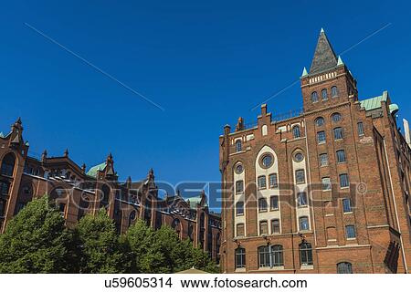 Picture - Speicherstadt (Storage City), Hamburg, Germany. Fotosearch