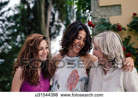 Stock Photo - Three generations of female family together. Fotosearch