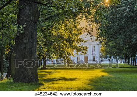 Tiergarten Park leading to Bellevue Castle, residence of German Federal President, Berlin, Germany View Large Photo Image Stock Image - Tiergarten Park leading to Bellevue Castle, residence of German Federal President, Berlin, Germany. Fotosearch