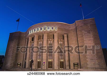 Stock Photo - Volksbuhne theater, Berlin, Germany. Fotosearch