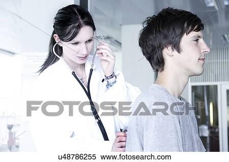 Stock Photography - Chest examination. Fotosearch