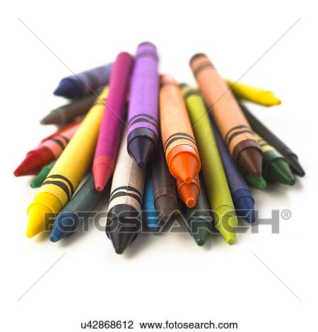 Stock Image - Crayons. Fotosearch
