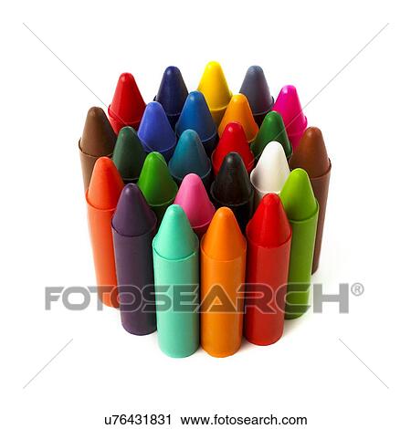 Stock Image - Crayons. Fotosearch