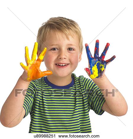 Finger painting View Large Photo Image Stock Image - Finger painting. Fotosearch