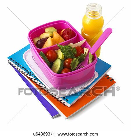Stock Image - Healthy packed lunch. Fotosearch