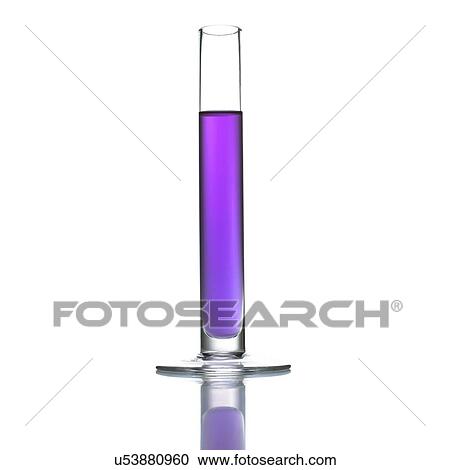Stock Image - Measuring cylinder. Fotosearch