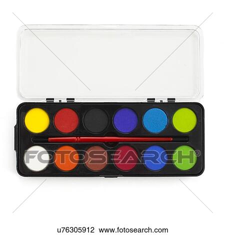 Stock Image - Paints. Fotosearch