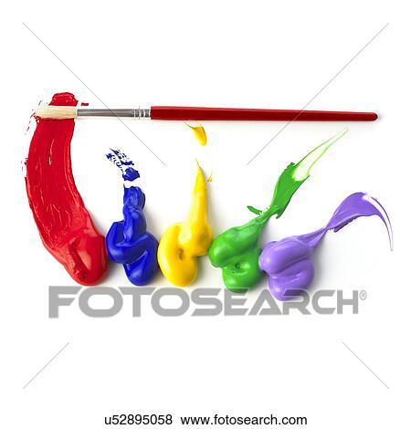 Stock Photo - Paints. Fotosearch