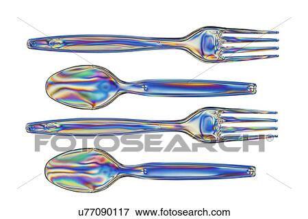 Photoelastic stress of forks and spoons View Large Photo Image Stock Photo - Photoelastic stress of forks and spoons. Fotosearch