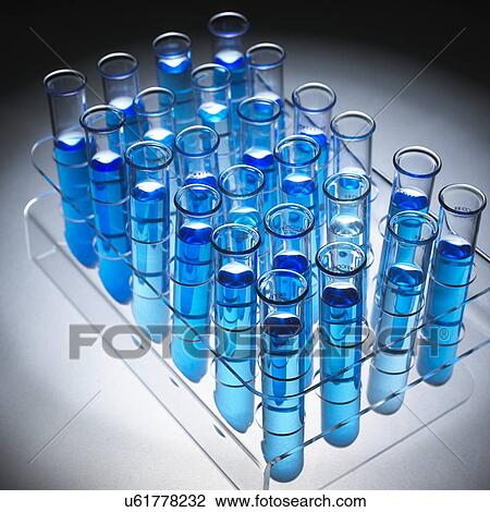 Stock Image - Test tubes. Fotosearch