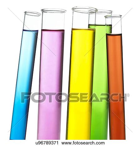 Stock Image - Test tubes. Fotosearch