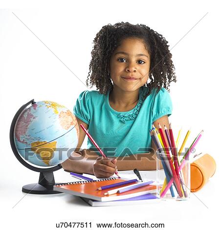 Young girl studying View Large Photo Image Stock Image - Young girl studying. Fotosearch