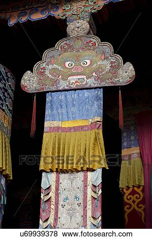 Interiors of the Great Assembly Hall in Drepung Monastery, Lhasa, Tibet, China View Large Photo Image Stock Photo - Interiors of the Great Assembly Hall in Drepung Monastery, Lhasa, Tibet, China. Fotosearch