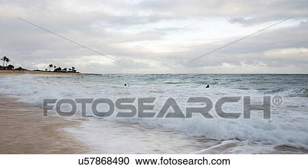 Surf on the beach, Sandy Beach, Hawaii Kai, Honolulu, Oahu, Hawaii, USA View Large Photo Image Stock Image - Surf on the beach, Sandy Beach, Hawaii Kai, Honolulu, Oahu, Hawaii, USA. Fotosearch
